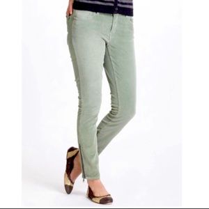 Anthropologie Pilcro & the Letterpress Corduroy Fit stet Pants Slim Ankle SZ 26